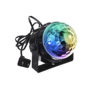 Efectos LED CONTROL REMOTO IR LEDS Crystal Magic Ball 3W Mini RGB Efecto de iluminación Efecto de iluminación Bulb de bombilla Disco DJ Club Partys Light Show Crestech
