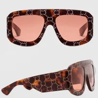 Mujer Marca Gafas de sol 0980 Retro Plaza Plana Marco Completo Caso de Moda Sunglasse Lujo UV400 Gafas Clásicas Lujos Bolsa Mens Designer Sunglassess Box Original