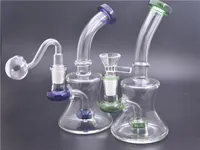 Cheapest Glass Bong Water Pipes Oil Rigs Heady Glass Water Bongs Dab Rigs Smoking Accessories Hookahs With 14mm glass oil burner pipe