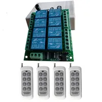 Smart Home Control DC 12V 24V 8 CHADELEN 8CH RF Draadloze Remote Switch Systeem Ontvanger Zender Relais 315/433 MHz