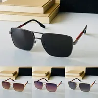 Rote Linie Doppelbrücke Eyewear-Sammlung Sonnenbrillen PS50ws Mens Mode Sonnenbrille Square Ray UV-Schutz Glase Eyewear Frau Aufkleber Logo Brillen