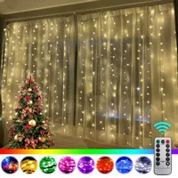 Strings LED Fairy Lights Christmas Garland Holiday String Room Decoration Accessories For Window Curtains Home Bedroom Wedding