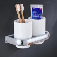 Toilet Brushes & Holders Cup Frame Plating Chromium Koubei Toothbrush Suits Double Su Crossover Vehicle