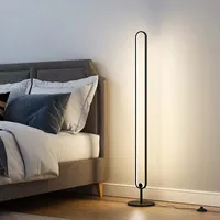 Moderne luxe vloerlamp transparante tafellamp eenvoudige moderne studie led vloer licht voor slaapkamer woonkamer