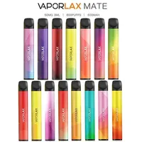 Original VAPORLAX MATE Disposable Device Pre-filled 3ml Cartridge Pod 500mAh Battery 800 Puff Vape Empty Pen VS Bar PLUS In stock a38