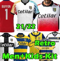 21/22 Parma Soccer Jersey Anniversary Buffon Special Calcio حارس مرمى Maglia Portiere 2021 بوفون 1 Kuco Mihaila Gervinho Retro Jerseys Hernani Football Shirt