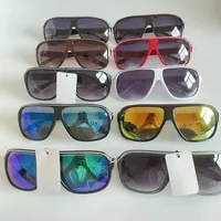 Hombres ciclismo gafas de sol verano moda mujeres gafas de sol conduciendo protección UV Montar el espejo de viento Eyewear fresco 10 Color