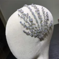 ASNORA Unique Crystal Headband Wedding Hair Accessories Bride Crown, Princess Birthday Tiaras Prom 220216