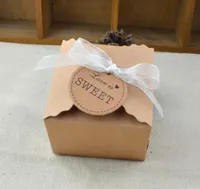 Kahverengi Kraft Kağıt Kutusu Parti Hediye Düğün Şeker El Yapımı Sabun Takı Ambalaj Vintage Kutuları Boş Tag Kendiniz Yazma 2022
