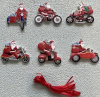 2021 Christmas Decoration Punk Santa Ornament personalise souvenir Pandemic Resin Accessories with rope