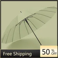Parapluies japonais transparent parapluie long poignée femelle rétro simple imperméable double droite sombrilla cadeaux femmes AG50ys