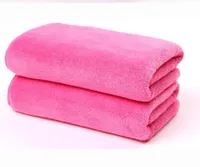 35x75cm 400g / m de toalha de secagem de microfibra Ultra macio espessa super absorvente banho chuveiro toalha de pelúcia também para carro camping carro