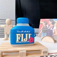 3D милые корпусы воды для питья Fiji для аэродромов 3 Защитная крышка для наушников Чехол Силиконовые наушники Novelty234y