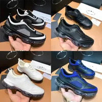 Designer calçado causal com caixa de malha de malha treinadores de ar confortáveis ​​tênis de almofadas homens mulheres sapato de esportes respirável luxo de borracha de borracha padrão sneaker