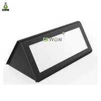 Solarbetriebene Wandlampen Mikrowellenradar Sensor LED leuchtet wasserdichte Outdoor Gartenlicht ABS + PC Cover 1000lm