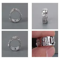 Vintage Saturno Anelli dito per le donne ragazza punk hip hop apertura anello regolabile anello ad ala anelli di gioielli regalo all'ingrosso Nuovo X0715