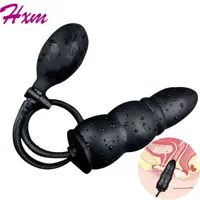 NXY Expansion Device Tapón Anal Inflable De Silicona Para Hombre y Mujer, Juguetes Sexuales Parejas, Gay, Enema Inflable, Boquilla 1207