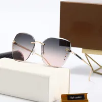 occhiali da sole uomo designer bicchieri di design classici piccoli api piazza di lusso con scatola 13 tipi di scelte01