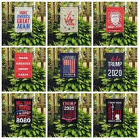 30 * 45CM ترامب حديقة العلم AMERCIA رئيس حملة لافتات 2020 تصميم جديد جعل أمريكا كبيرة مرة أخرى لافتات البوليستر