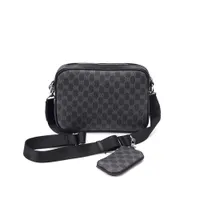 인쇄 된 연인 작은 satchel 가방 원 - 어깨 크로스 바디 가방 남성 유럽과 미국 새로운 패션 핸드백