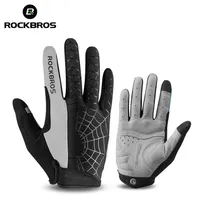 Rockbros Autumn WindProof Full Finger Gloves Touch Screens Sport Road MTB Mountain Mountay Cycle Bicycle Cycling Clothing211129