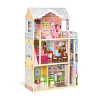 Us Stock Dreamy Dollhouse Holzblöcke für Kinder, Geschenk zum Geburtstag, Weihnachten A20