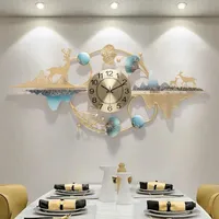 Orologi da parati Soggiorno orologio di fascia alta Atmosfera creativa Atmosfera creativa Bellissimo Luxury Fashion Home Restaurant Personality Decora