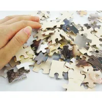 A5 size DIY Sublimation Puzzles Blank Puzzle Jigsaw 80Pcs Heat Printing Transfer Local Return Gift