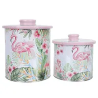 Подарочная упаковка 2PCS Candy Candy Holder Biscuit Container Packaging Box Parter