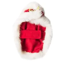 ازياء القط الإبداعية الحيوانات الأليفة عيد الميلاد تتسابق عباءة الياقة الملابس مع جرس صغير لافتة للنظر