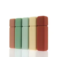 저장 병 항아리 100pcs 립글로스 지팡이 튜브, 5ml 고무 페인트 매트 텍스처 빈 컨테이너, 립글로스