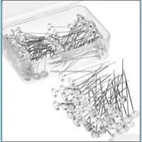 Craft Tools Arts, Crafts & Gifts Home Garden In Ars Sewing -Diamond Bouquet Pins 100 Pcs Crystal Diamond Head For Weddings Flower Decoration