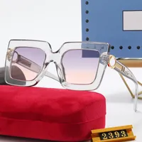 Óculos de Sol Gafas de Playa G2393 con Montura Cuadrada Transparente Especial Para Conducir y Viajar Gli Occhiali da Sono Sono Universali por Guidreare E Viagregião