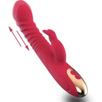 9 дюймов G Spot Rabbit Vibrator 8 + 7speeds 3 двигатель двойной вибрирующий большой секс взрослые игрушки для стимуляции клиторных изделий для женщин леди GIFS [от склада USCA]