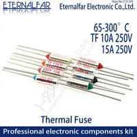 Altri prodotti da costruzione TF Fusibile termico RY 10A 15A 250 V Temperatura 65C 73C75C 85C 100C 110C 120C 130C 152C 165C 172C 185C 192C 20ABC