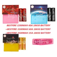 2021 Bestfire BMR 18650 Bateria 3100mAh 60A 3200mAh 40A 3500mAh 35A 3.7V Li-HP Recarregável Lithium Vape Mod Genuine