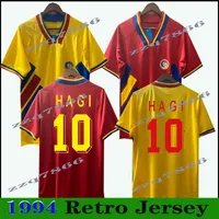1994 Retro Rumunia Hagi Soccer Jersey Chiches Popescu Maxim Shirt Raducioiu Futbol Calcio Petrescu Mołdowian Prodan Classic Unifom