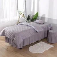 Sängkläder set 4sts skönhetssalong massage spa sängkläder ark sängäcke kudde täcke täcke set