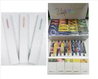 Одноразовые электронные сигареты с белым баром KK 1 мл картриджа Vape Pen ecigs USB Перезаряжаемые вейпинки портативный испаритель воздушного потока с отдельной подарочной коробкой