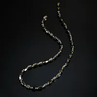 Handgemachter Schmuck Großhandel Perlen Armband Hämatit Halskette Männer und Frauen Schwarz Magnetische Therapie Schmuck