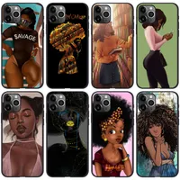 I-Phone 14 Pro Max Cajones de teléfonos celulares móviles para iPhone 14 13Mini 13Pro 13Promax 14Pro 14Max 12 12Mini 14Promax 11 XS 7 8 6 Mini Promax Black Women Art Celebe Cell teléfono celular