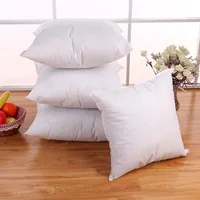 Inserti di cotone PP del cuscino per la camera da letto El riempimento del cuscino quadrato del cuscino quadrato del divano letto bianco Tessili della casa bianca