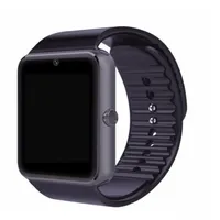 GT08 SmartWatch con ranura de tarjeta SIM Android Watch Smart Watch para Samsung y iOS Apple iPhone Smartphone Pulsera Bluetooth Watches