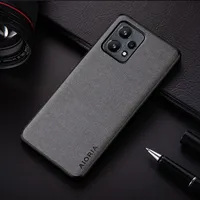 Cases For Realme Narzo 50 Pro coque simple design lightweight durable solid color textile leather cover