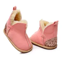 Stivali Baywell Winter Warm per nato antiscivolo Soft Sole Prewisker Primo camminatore Baby Girls Boys Casual Shoe Shoes 0-18m