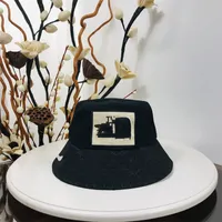 2021 designers de verão beiseball balde chapéu azul marinho para homem mulher moda fashion borda respirável casual chapéus de feijão casquette múltiplos cores