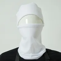 Tasarımcı Maskesi Süblimasyon Sihirli Türban Beyaz Boş Süblime Başörtüsü Özelleştirilmiş DIY 9.84 * 19.3 inç Polyester Mutifunctional Toz Geçirmez Yüz Kalkanı A02