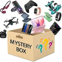 Mystery Box Electronics, scatole casuali, auguri di compleanno a sorpresa, fortunato per il regalo degli adulti, come droni, orologi intelligenti-G