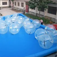 Outdoor Games 1.8m Factory Price Inflatable Water Walking Ball PVC Toy For Pool Games Colorful Balls