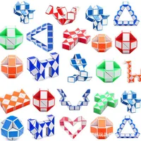Giocattoli Mini Snake Shape Toy Game 3D Cubes Puzzle Puzzle regalo Intelligenze casuali Supertoper Regali